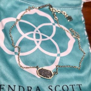 Kendra Scott Yellow Gold with Platinum Drusy